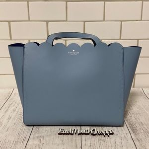 *kate spade Small Mina Magnolia Street Blue Crossbody Shoulder Handbag Purse